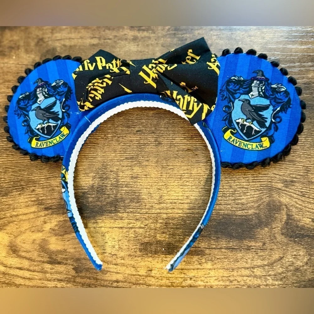 Harry Potter Blue Wizard House Inspired Mouse Ears - Handmade